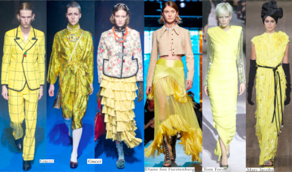 Most fashionable colours of Spring-Summer 2018 season