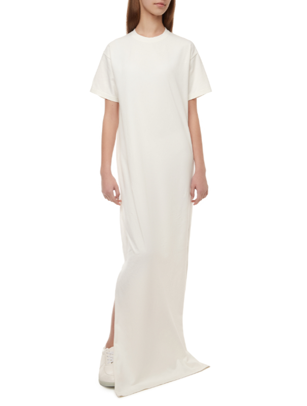 White T-shirt dress